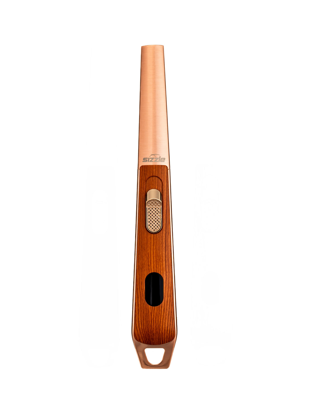 Sizzle LUX USB rechargeable lighter with Oak finish 