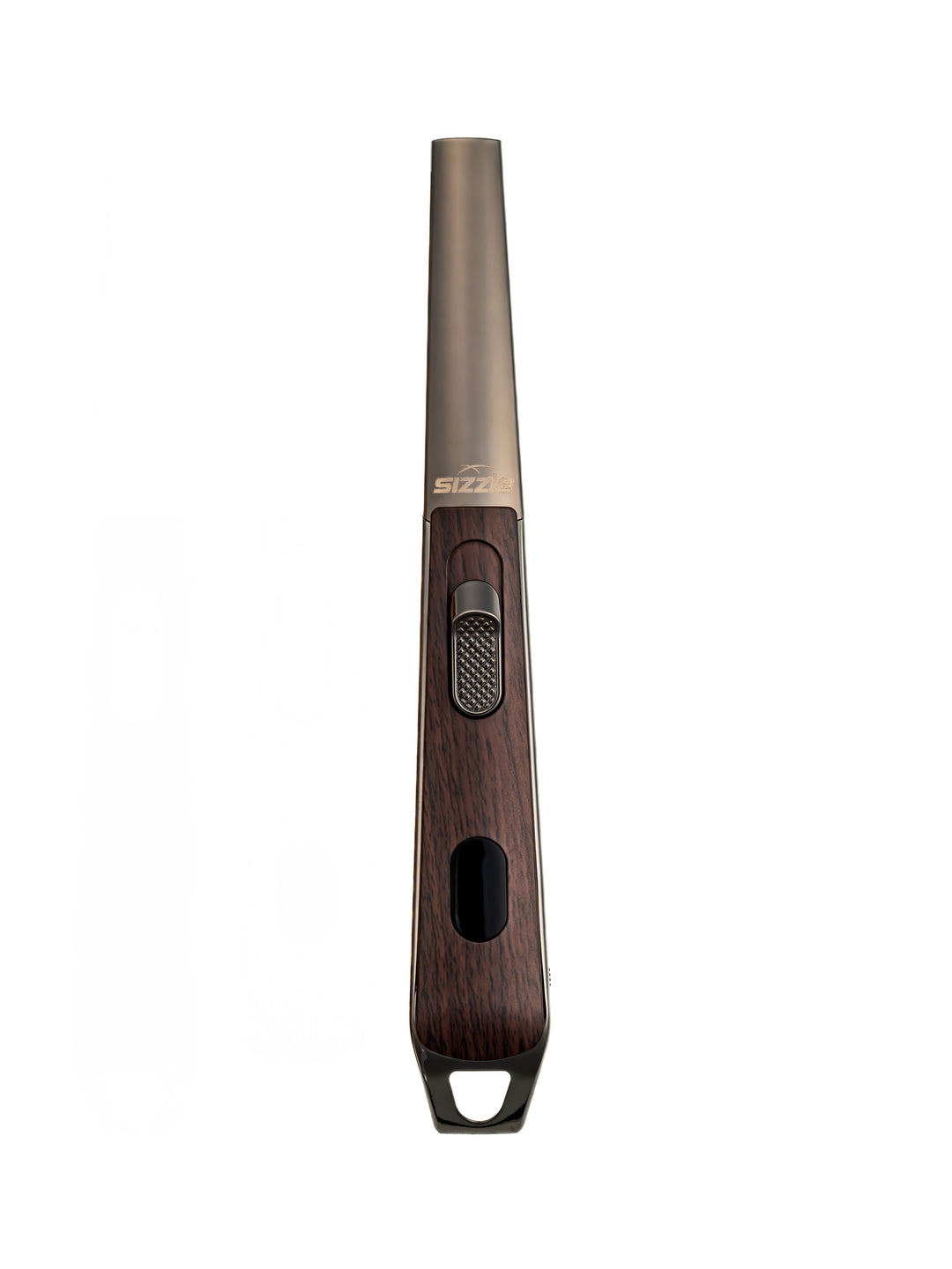 Sizzle LUX USB rechargeable lighter with Walnut finish 