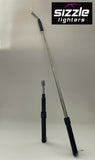 Extender in original position and extended fully