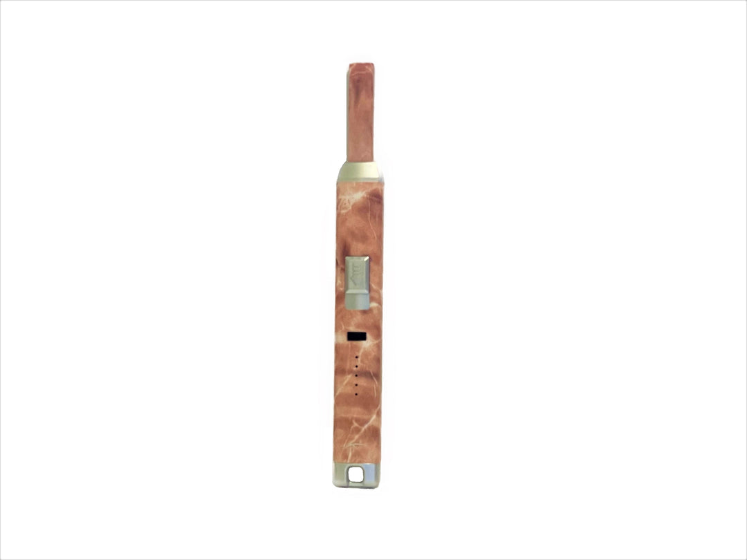 Sizzle Pitmaster USB rechargeable lighter in brown marble color