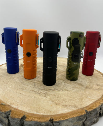 Survival Lighters all 5 colors; blue, orange, black, camo, red